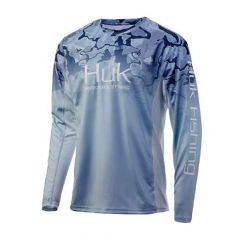Huk Icon Camo Fade Long Sleeve Shirt Erie H1200155-037