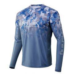 Huk Icon X KC Refraction Camo Long Sleeve Ice Boat H1200285-459