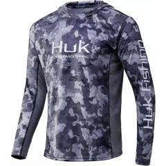 Huk  Icon X KC Refraction Camo Hoodie Storm H1200287-039
