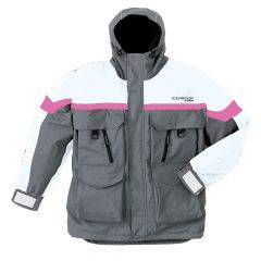 Ice Armor by Clam IA Womens Lift Parka Gray/White/Pink IceArmor-1034