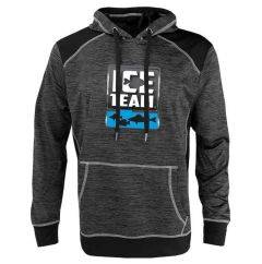 Ice Armor by Clam Ice Team Perf Hoodie Black IceArmor-1445-B