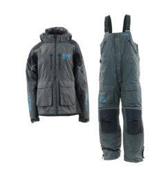 Ice Armor by Clam W Rise Suit Charcoal/Teal