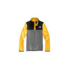 North Face Youth Girls Glacier 1/4 Snap  TNF Yellow NF0A3NKC70M
