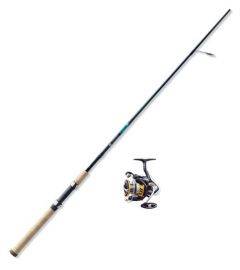 St. Croix Premier Spinning Rod 6ft 6in Medium Light Fast with Daiwa Regal LT Reel