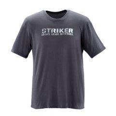 Striker Men's Distressed T-Shirt Gray  Gray 91724
