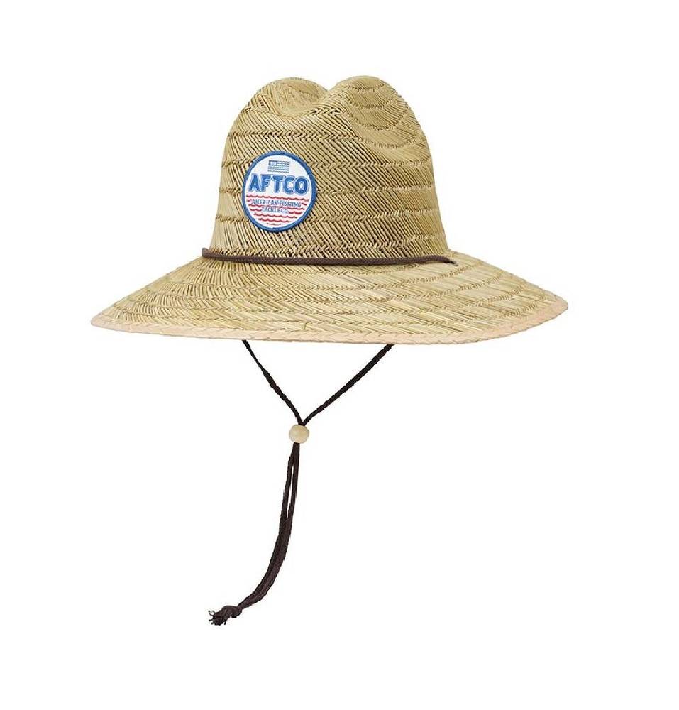 AFTCO MC9023NAT1 054683799072 Men's Sunrise Straw Hat One Size One Size  Natural Tan