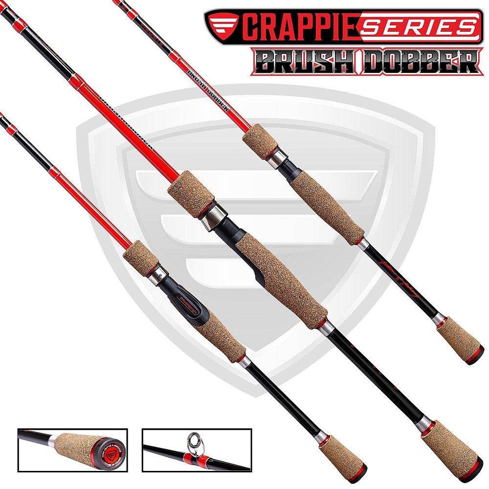 heerser kwaad steeg FAVORITE FISHING DBR-902L 842424132239 9ft Brush Dobber Crappie Spin Rod 2pc