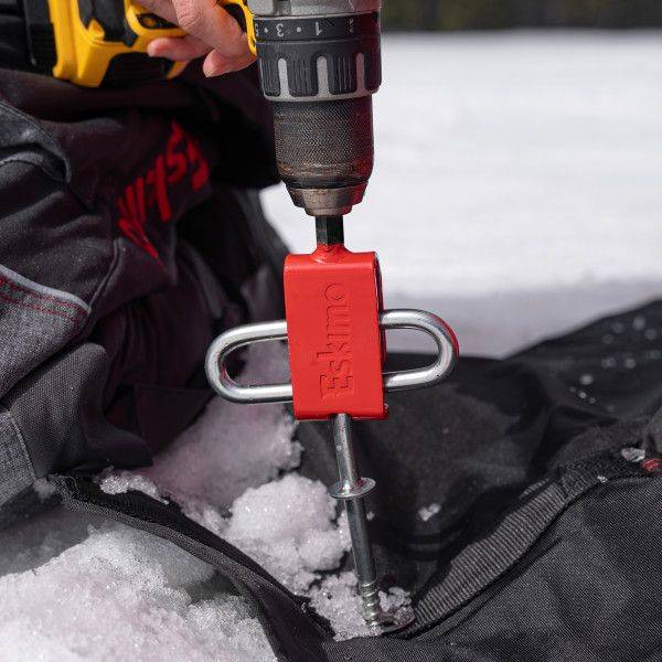 Eskimo Ice Fishing Gear 42494 012642046018 Pistol Bit Quick Detach+Anchor  Adapter
