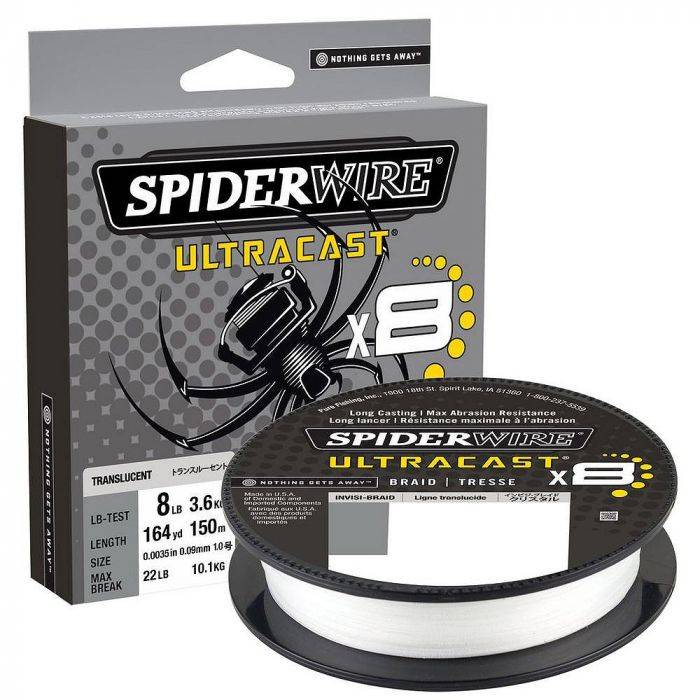 Spiderwire SUCFS50-IB 022021653218 SpiderWire Ultracast Braid - Translucent  50lb 164yd SUCFS50-IB