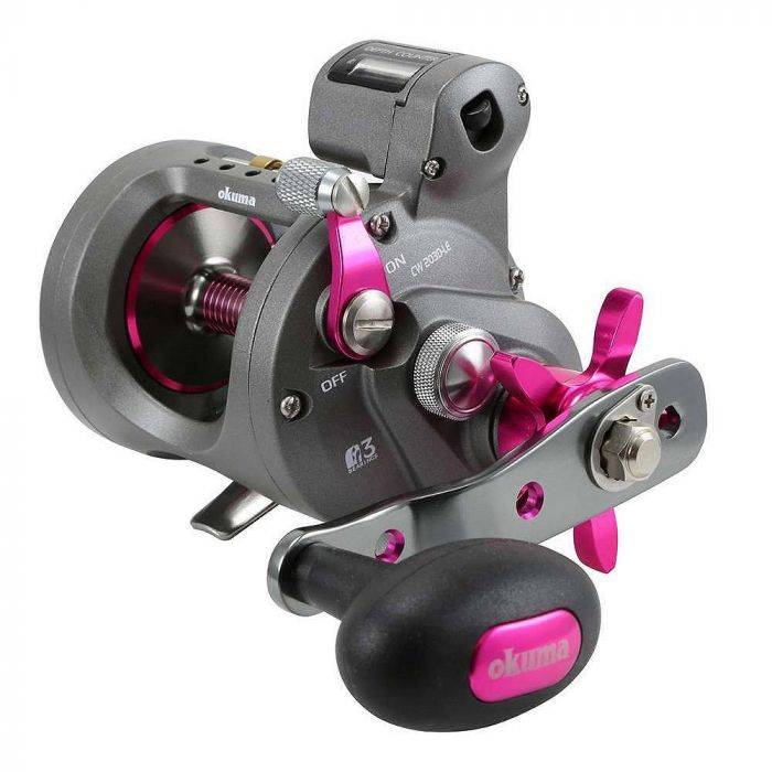 Okuma Cold Water Line Counter Trolling Reel Ladies Edition CW-203D-LE 