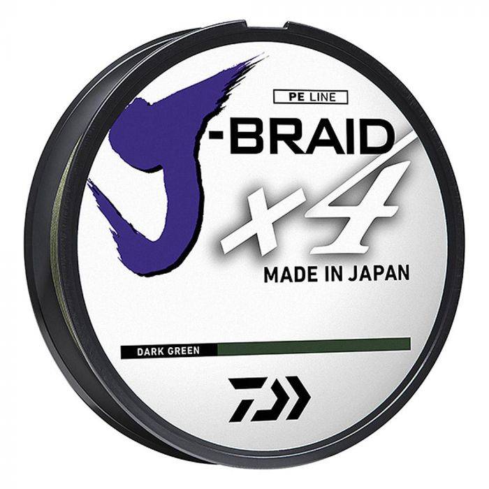 Daiwa J-Braid X4 Dark Green Line