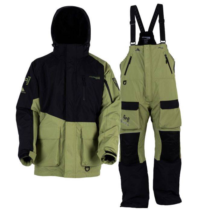 Ice Armor by Clam DeltaFloatSuitGreen IceArmorbyClam-DeltaFloatSuitGreen  Men's Delta Float Suit