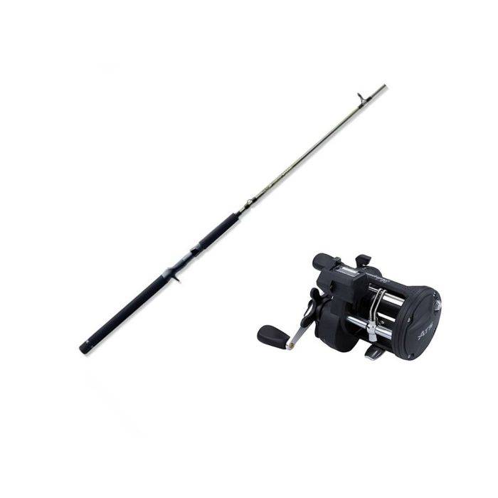 St. Croix ET86MMT/ATS15LCX ET86MMT/ATS15LCX Eyecon Trolling Rod 8ft 6in  Medium with Shakespeare Agility Line Counter Reel 0 Separately Fixed